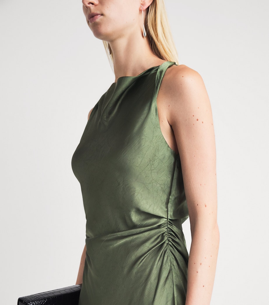 Vince Womens Cowl-Neck Maxi Dress Pine Grove Image 5