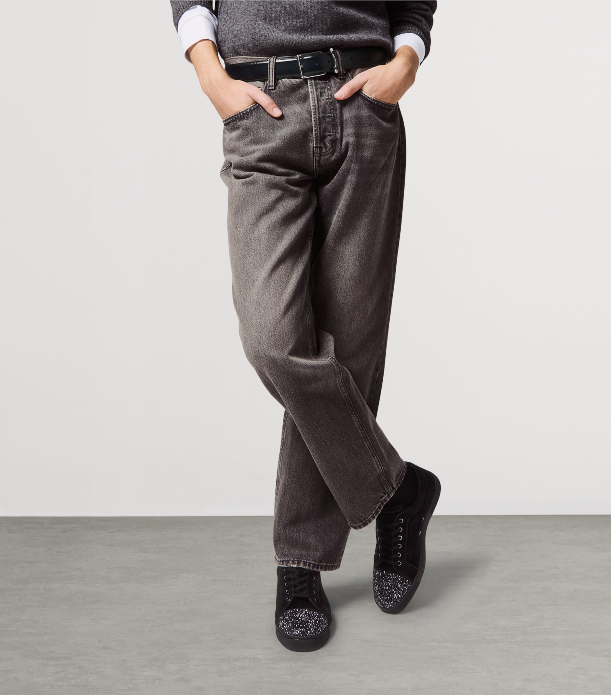 Louis Junior Suede Sneakers BK01 Image 2