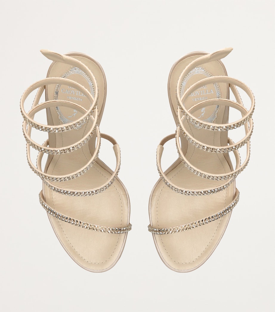 Embellished Cleo II Heeled Sandals 105 GOLD COMB Image 4