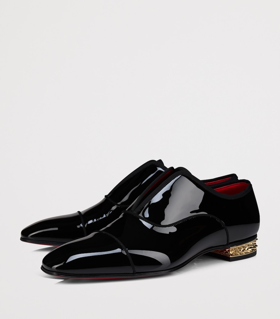 Alphamale Rocks Patent Leather Oxford Shoes BK01 Image 2