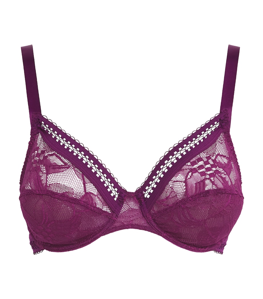 Maison Lejaby Womens Lace Songe Half-Cup Bra Hansa Image 1