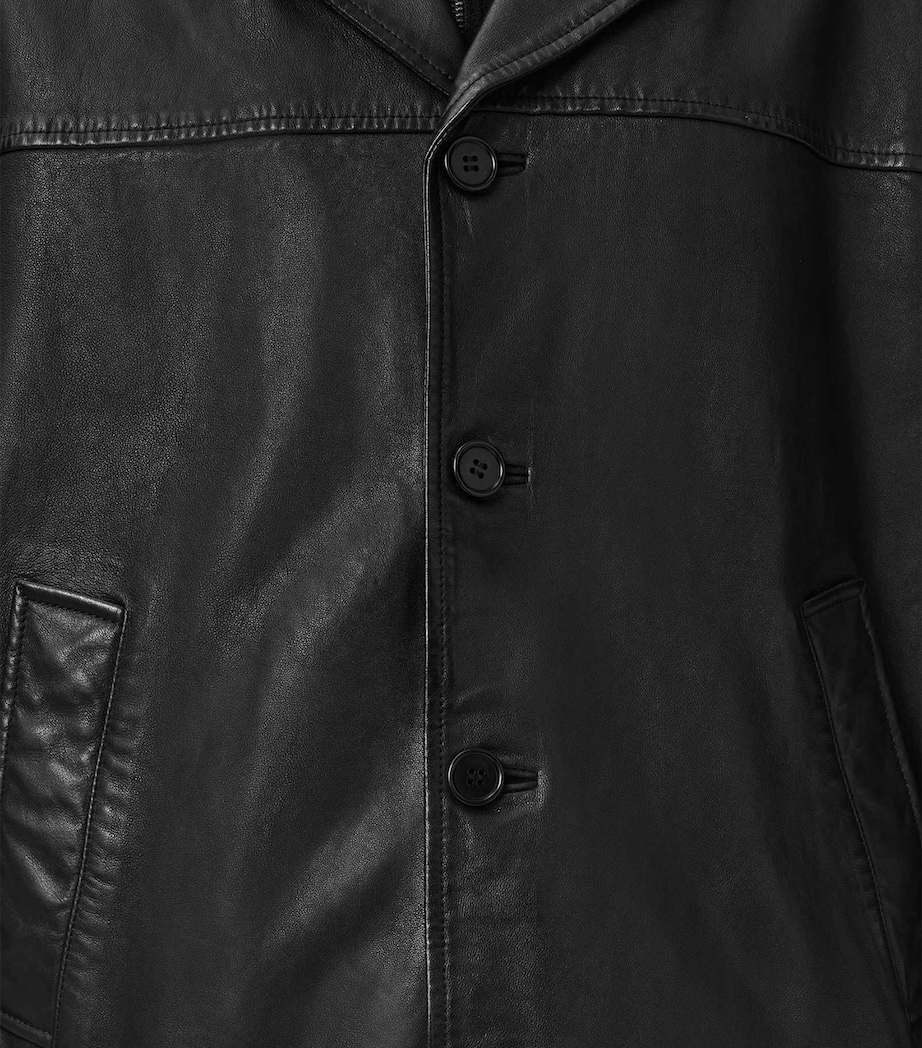 Bradwell Leather Jacket BLACK Image 7