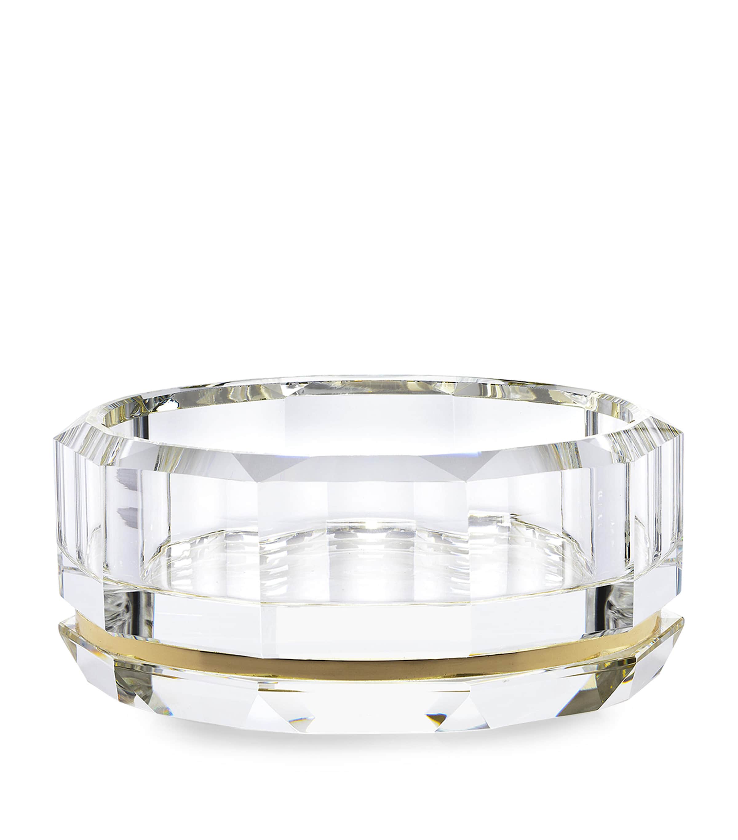 Polo Ralph Lauren Crystal Leigh Centrepiece Bowl In Clear