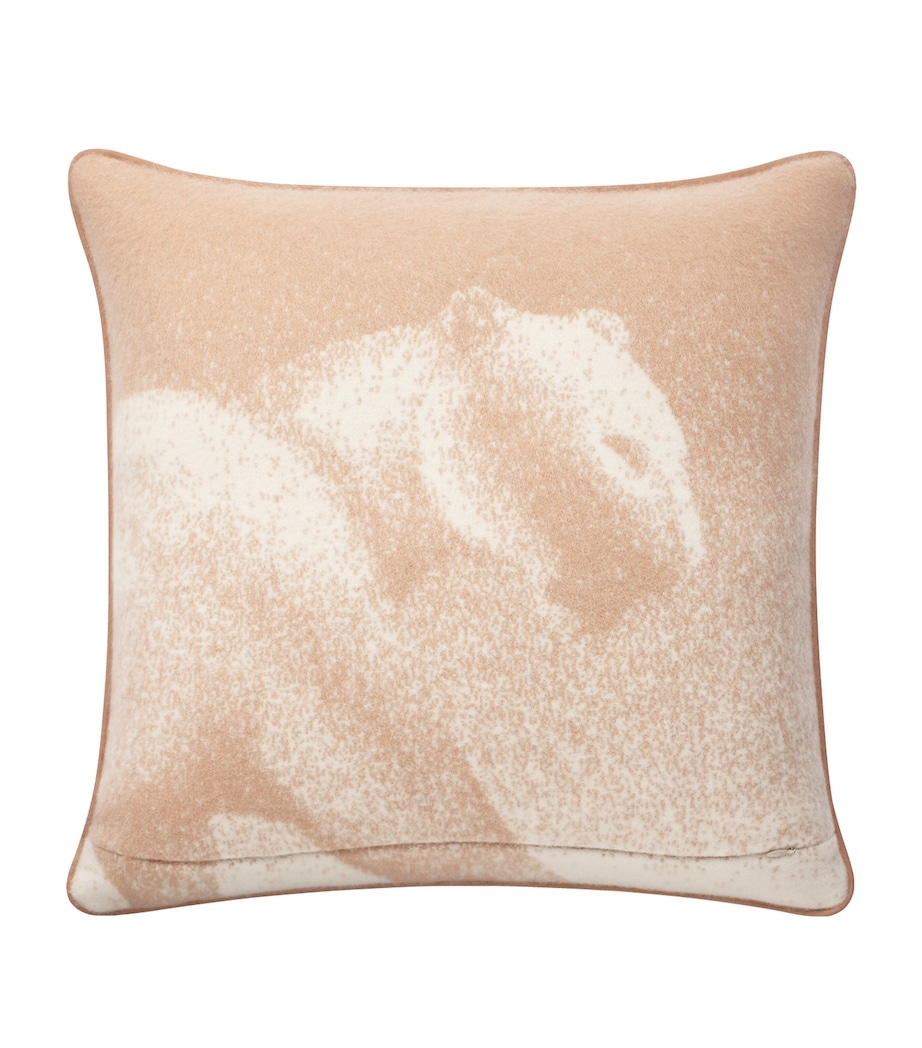 Cashmere Panthère de Cartier Cushion (50cm x 50cm) BEIGE Image 2