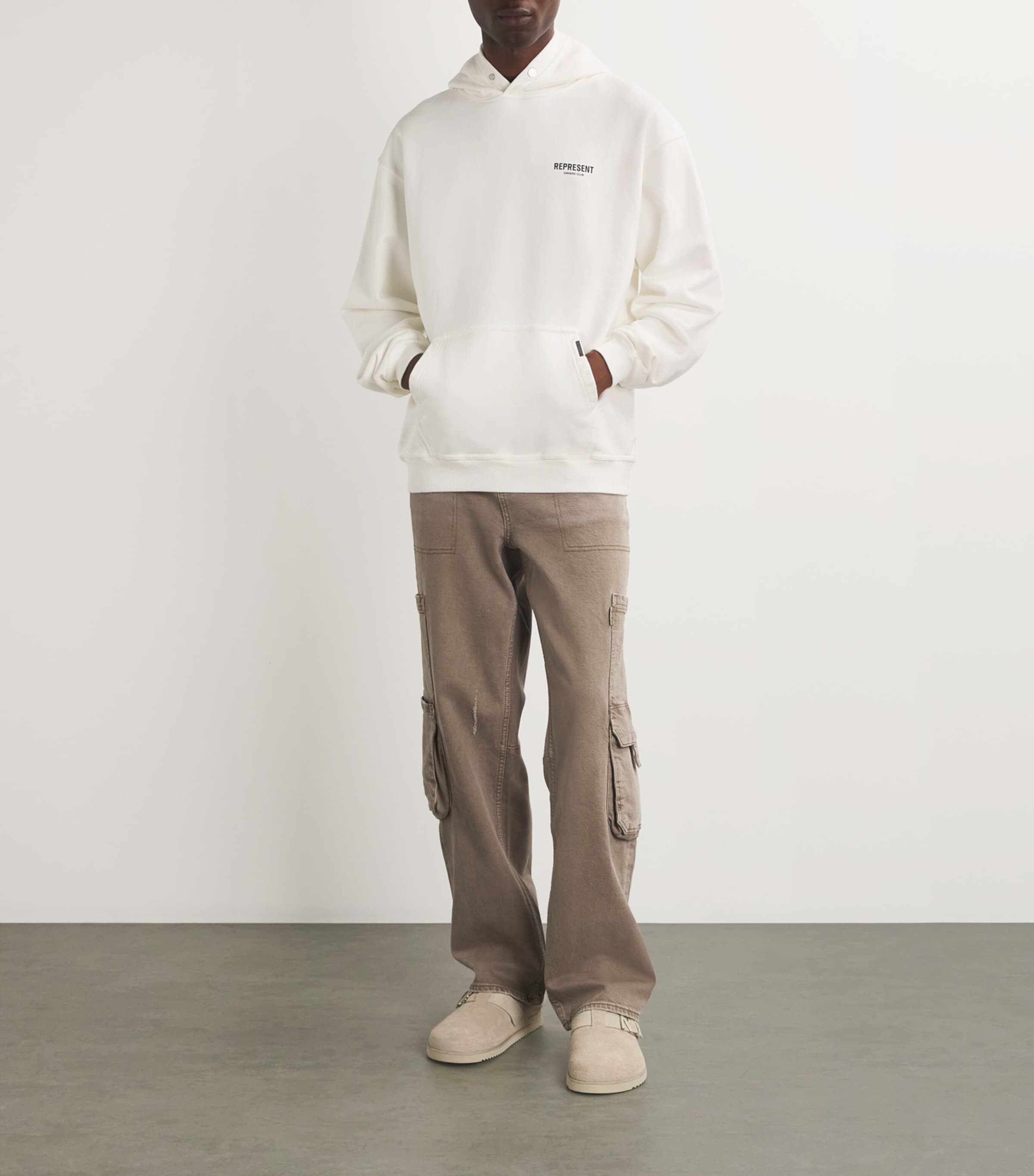 Owners Club Hoodie FLAT WHITE Image 2