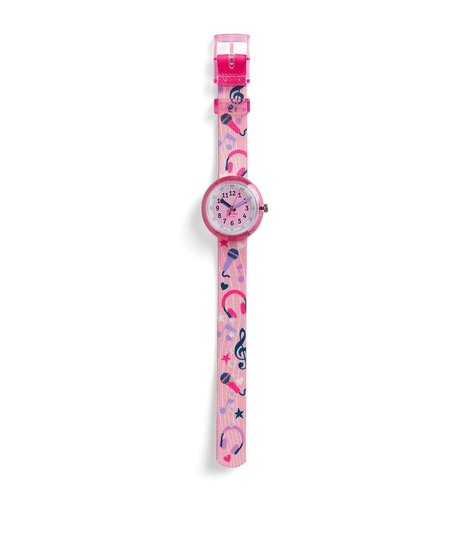 Flik Flak Karaokeee Watch 31.85mm Pink Image 1