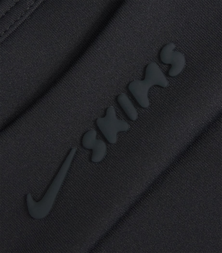 NikeSKIMS Womens NikeSKIMS Double Strap Scoop Sports Bra Obsidian Image 2