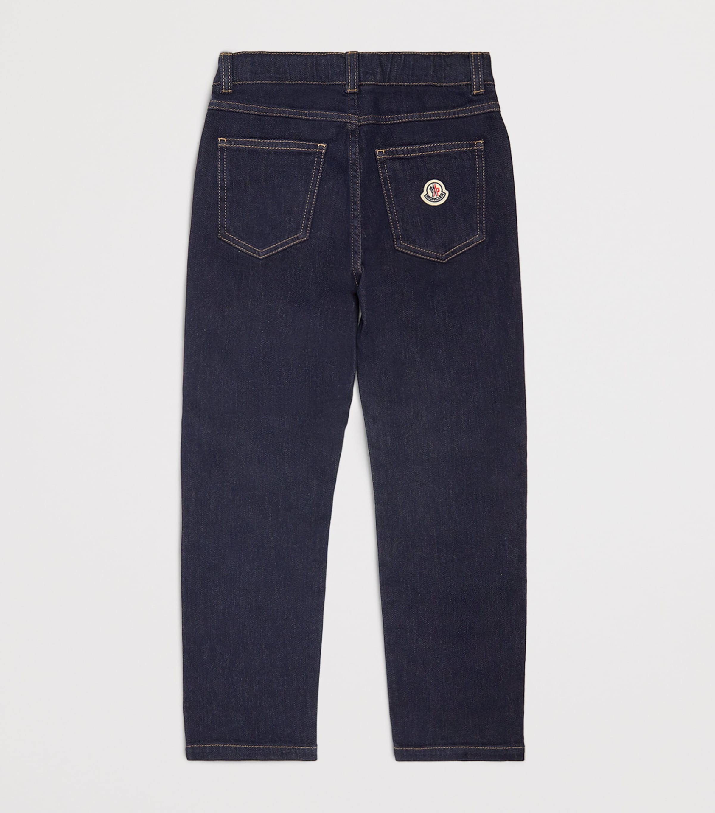 Stretch-Cotton Logo Jeans (8-10 Years) 791 Image 2
