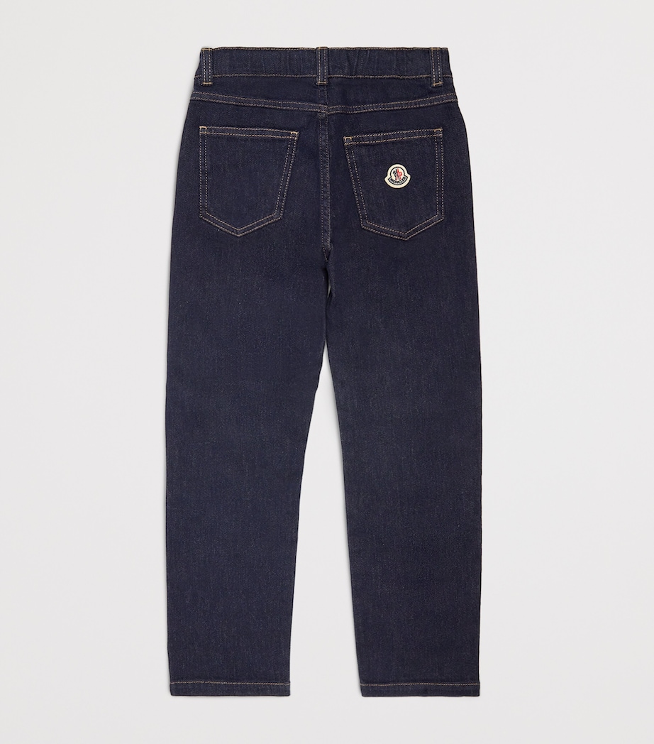 Stretch-Cotton Logo Jeans (8-10 Years) 791 Image 2