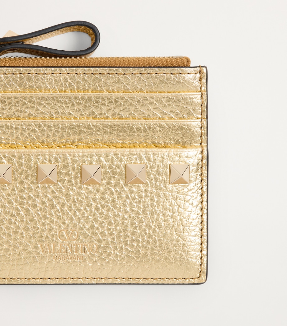 Leather Rockstud Coin Purse I8M Image 5