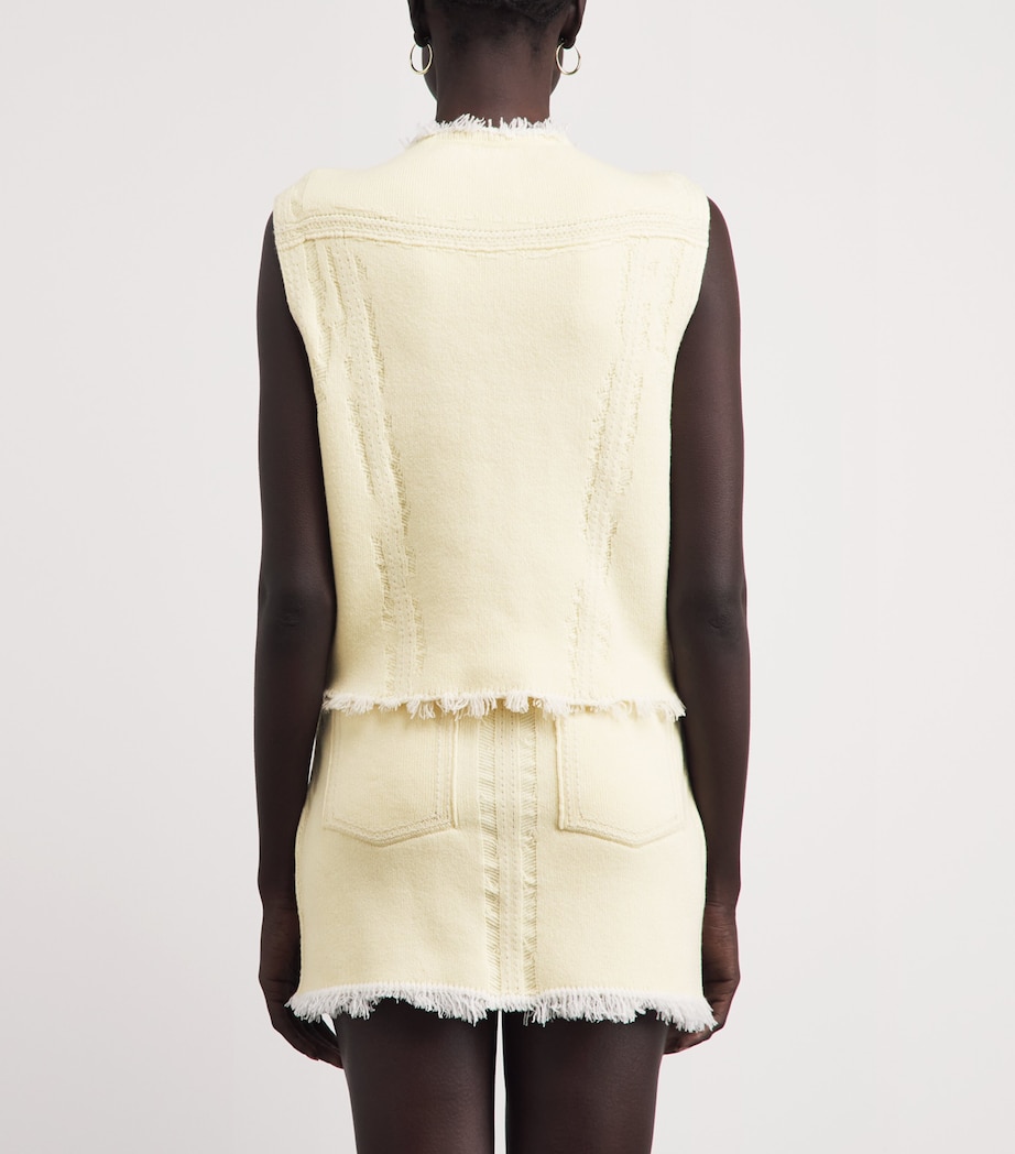 Cashmere-Cotton Denim Jacket 573 BUTTER DENIM Image 5