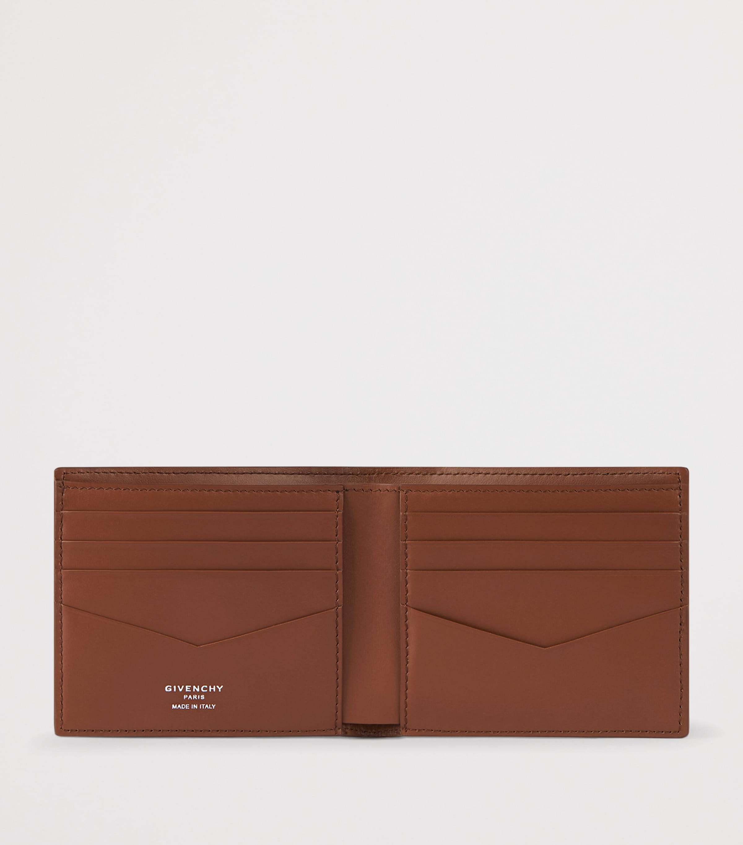 Leather 8CC Bifold Wallet HAZEL Image 3