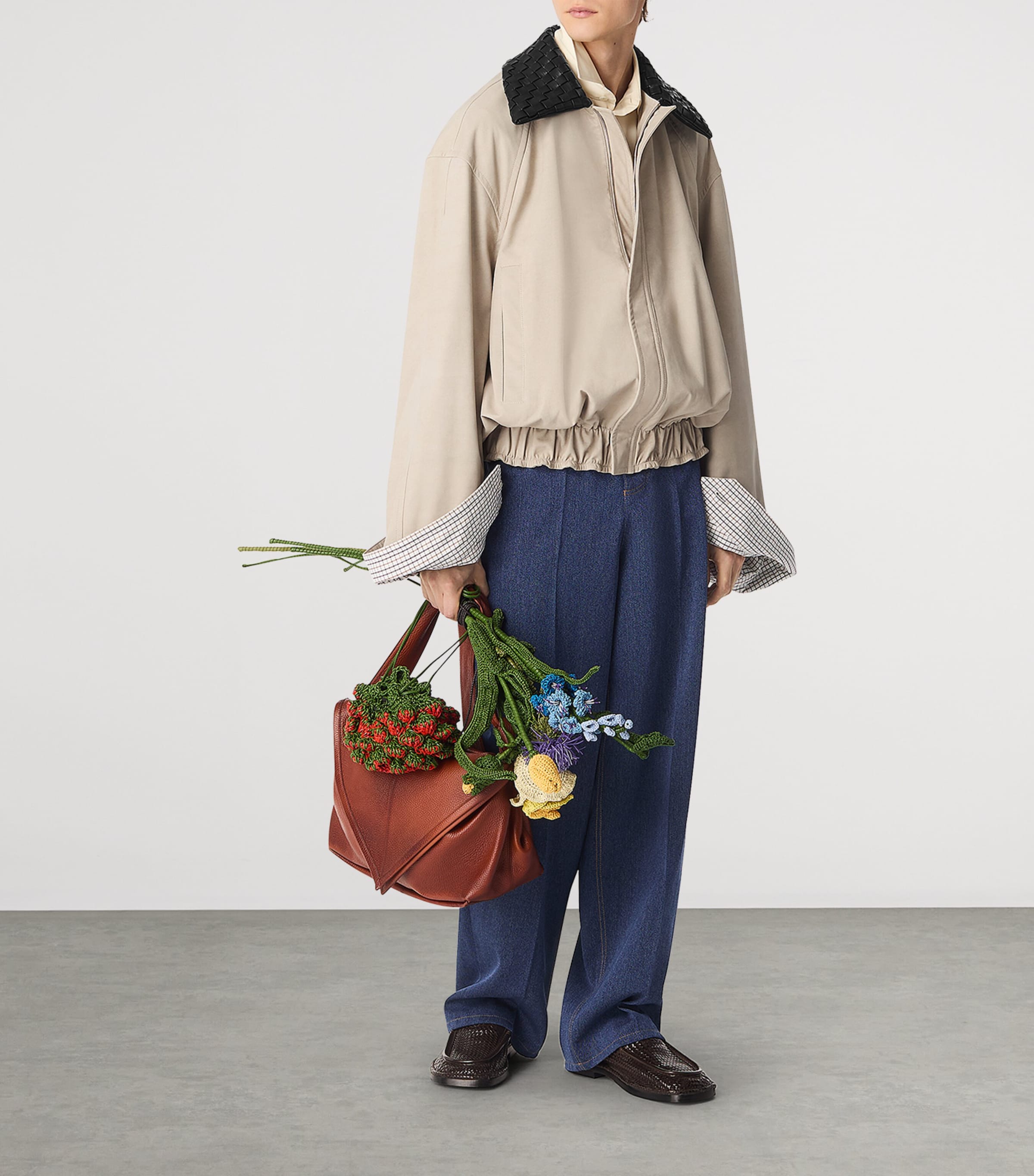 Calfskin Sawyer Shoulder Bag 9834 Image 2