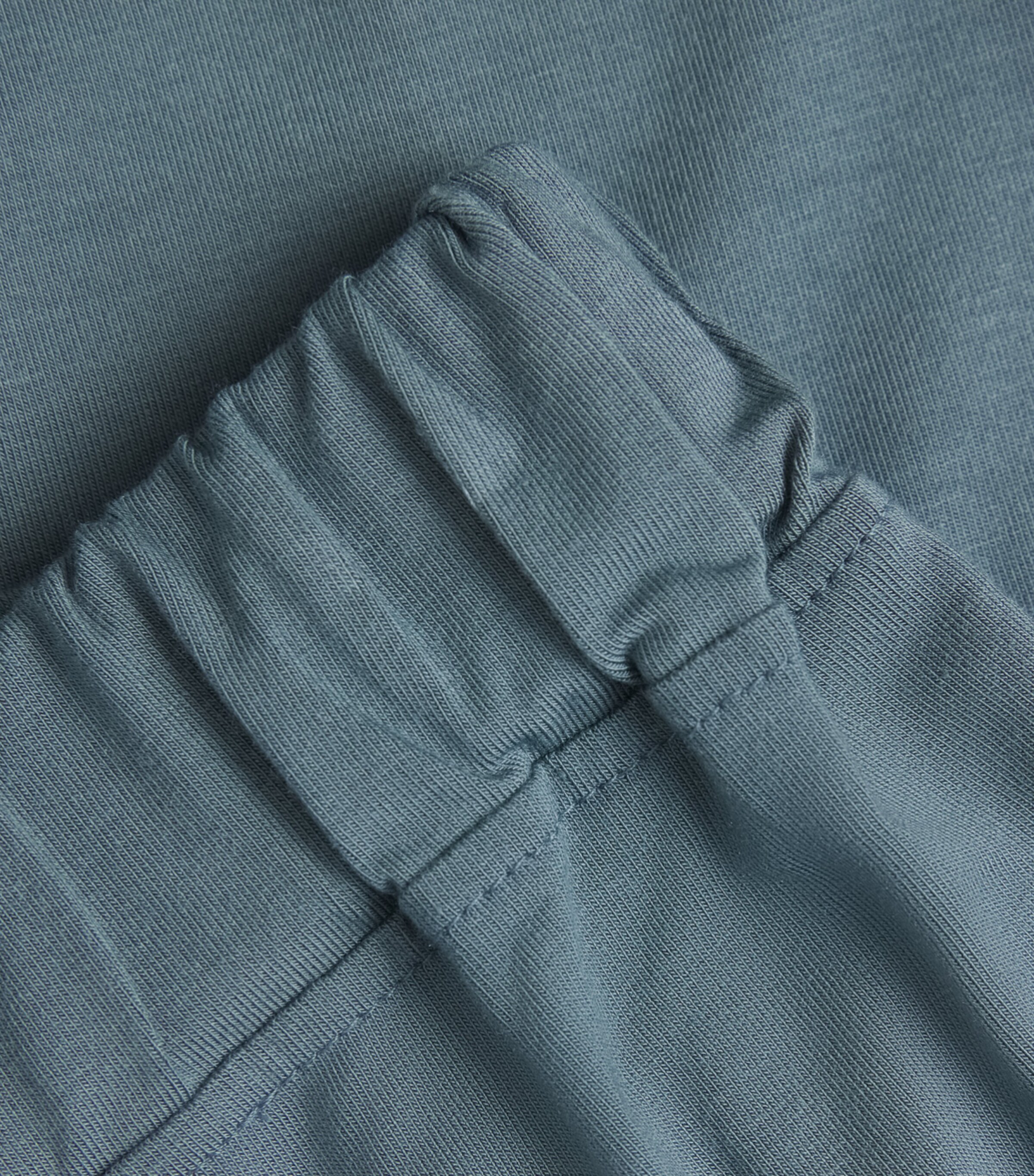 Homebody Mens Stretch-Modal Pyjama Shorts Teal Mist Image 6