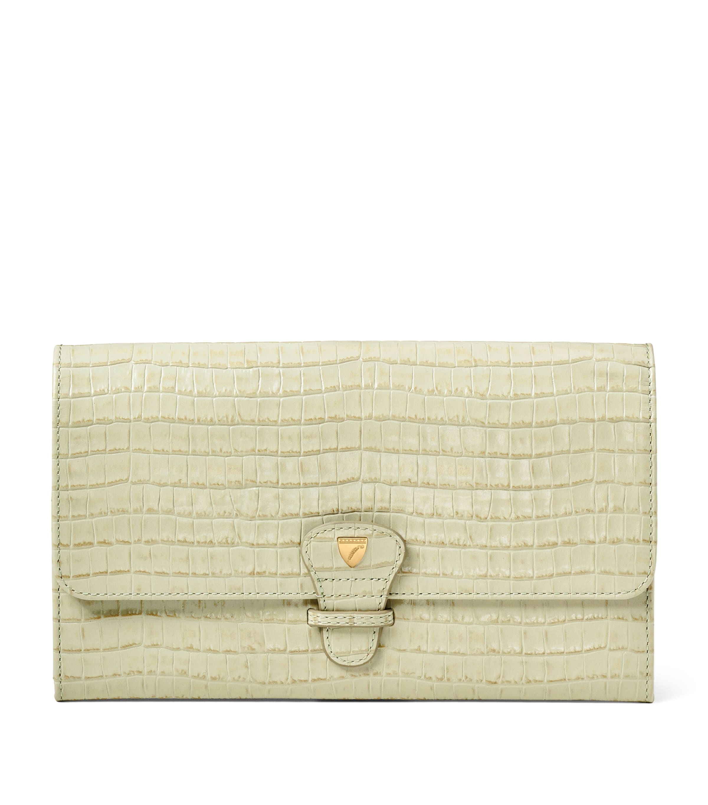 ASPINAL OF LONDON LEATHER CLASSIC TRAVEL WALLET
