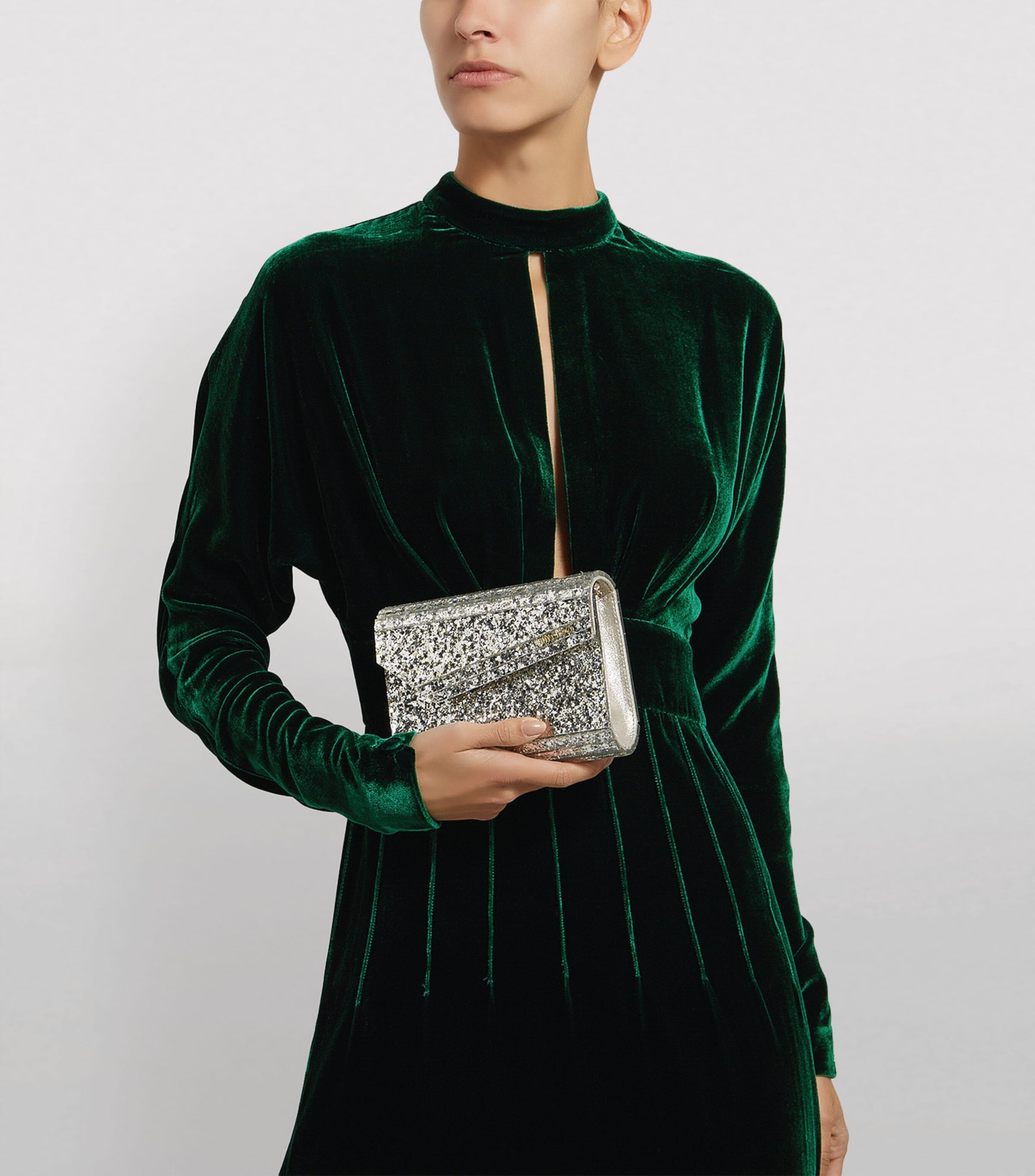 Glitter Candy Clutch Bag CHAMPAGNE Image 5