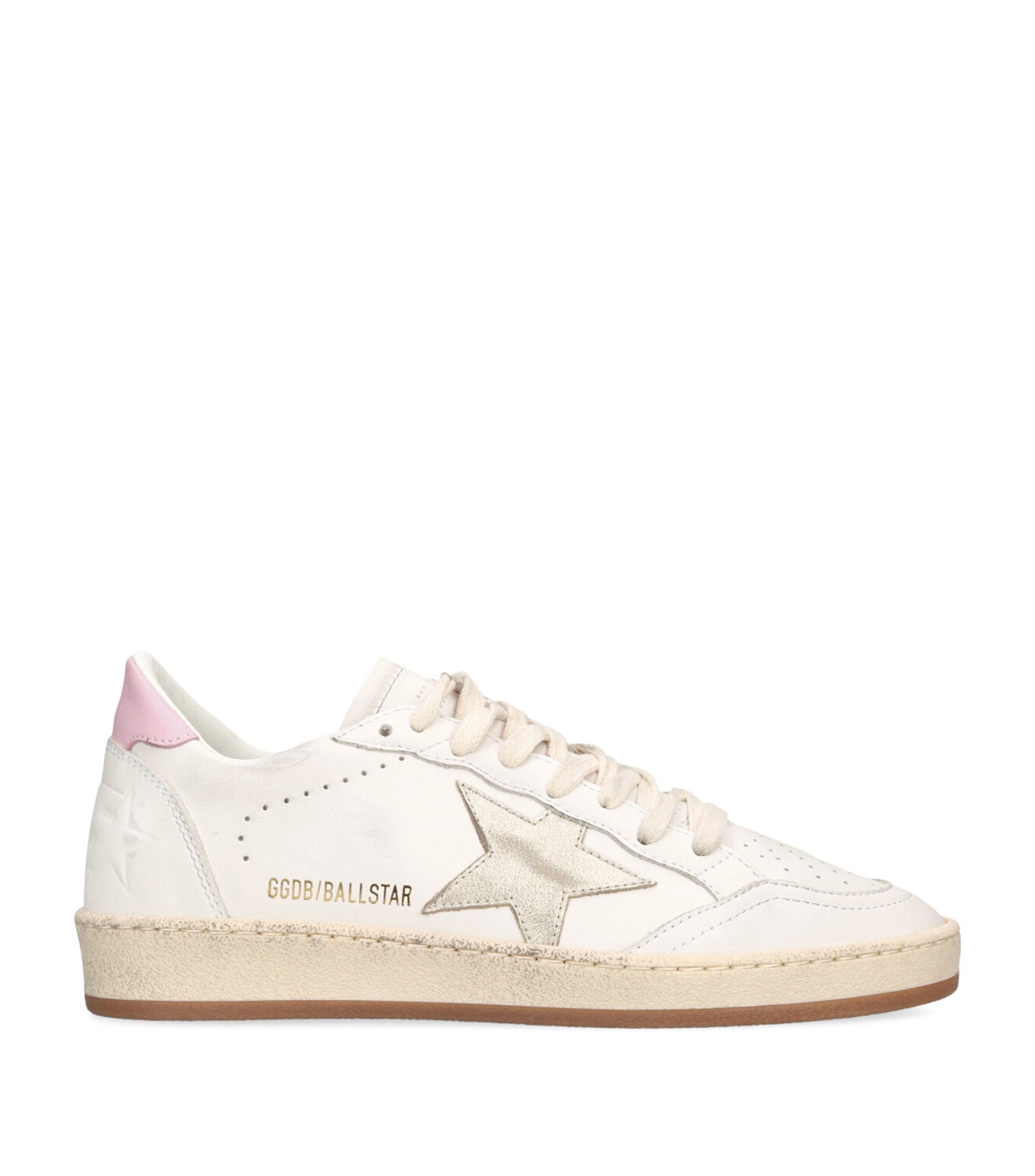 Golden Goose Db Ball Star Sneakers White/orchid In White