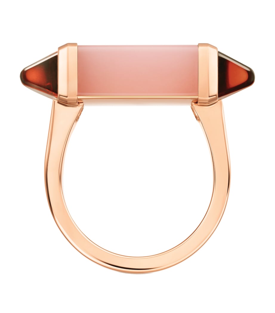 Rose Gold, Chalcedony and Garnet Les Berlingots de Cartier Ring ROSE GOLD Image 4