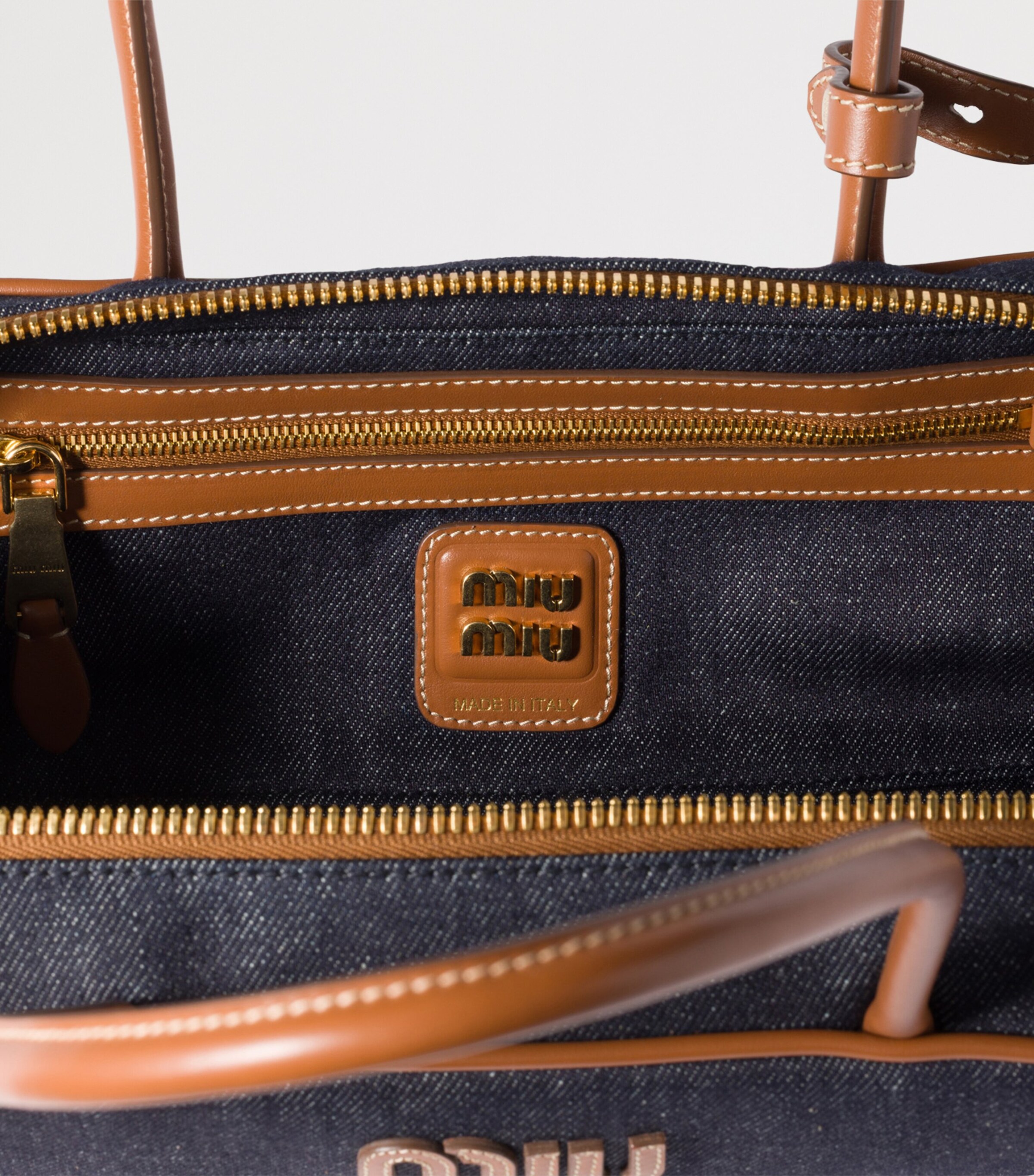 Denim Beau Top-Handle Bag F0S30 Image 6