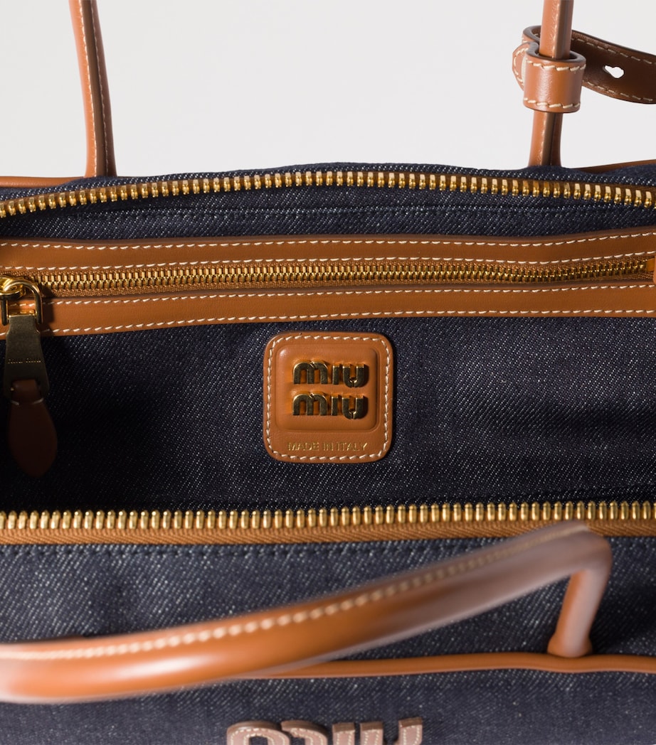 Denim Beau Top-Handle Bag F0S30 Image 6