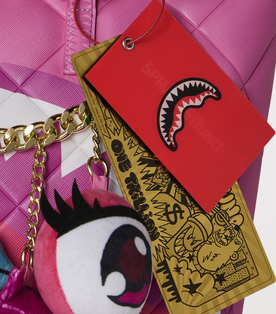 Sprayground Quilted Kawaii Cutie Tote Bag Pink Image 6