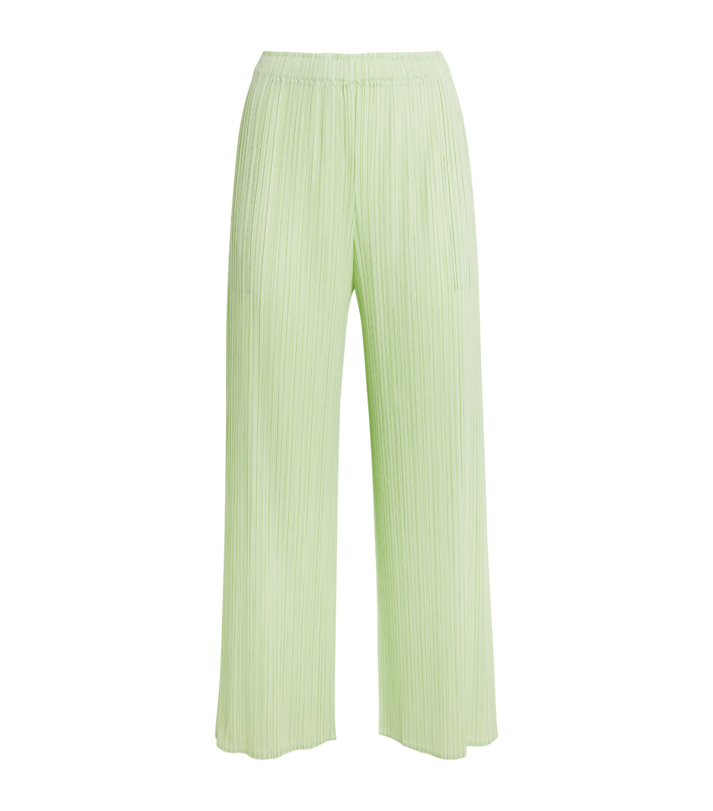 Issey Miyake Monthly Colors June Trousers In Green
