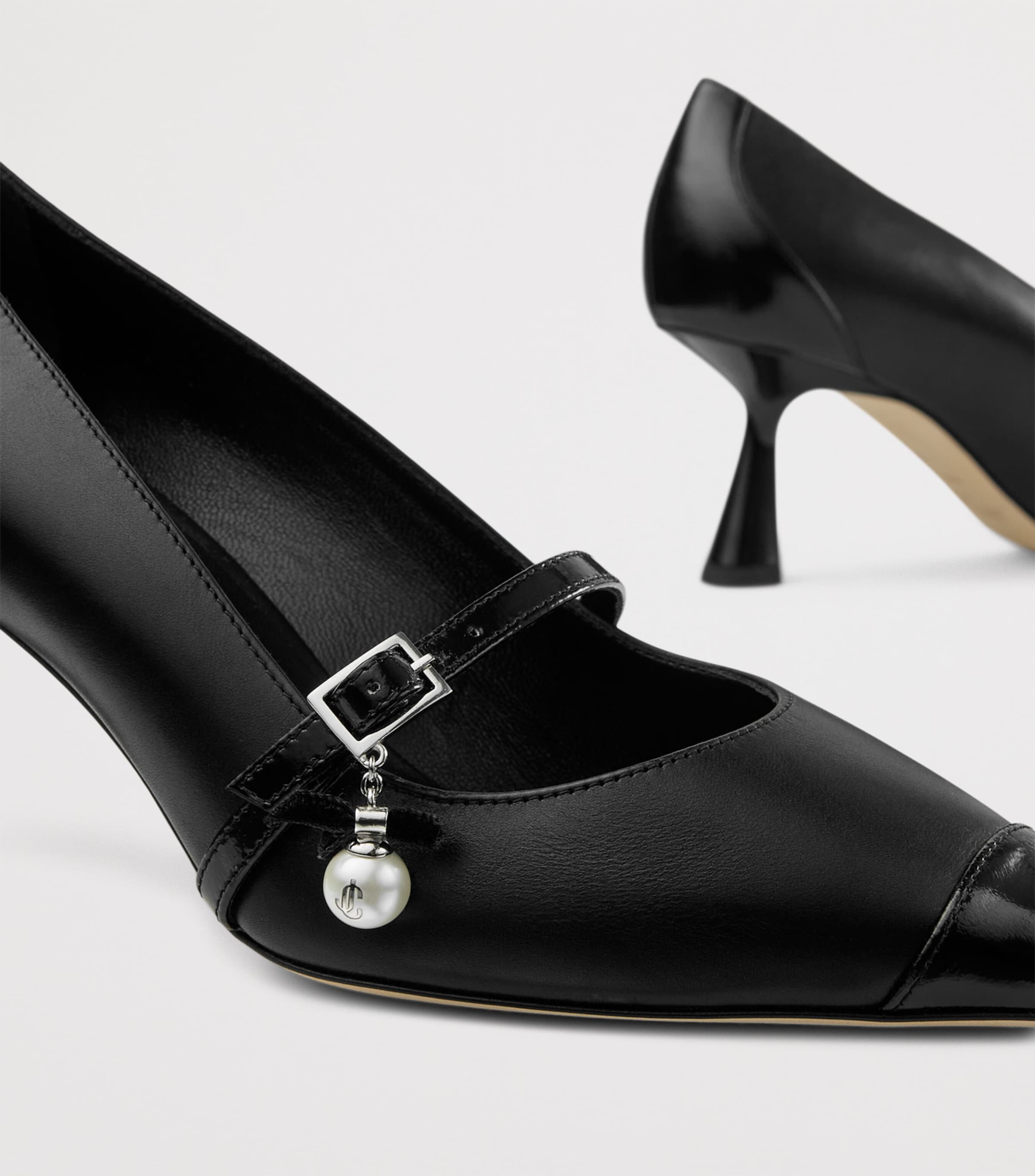 Aren 65 Leather Pumps BLACK/BLACK Image 3