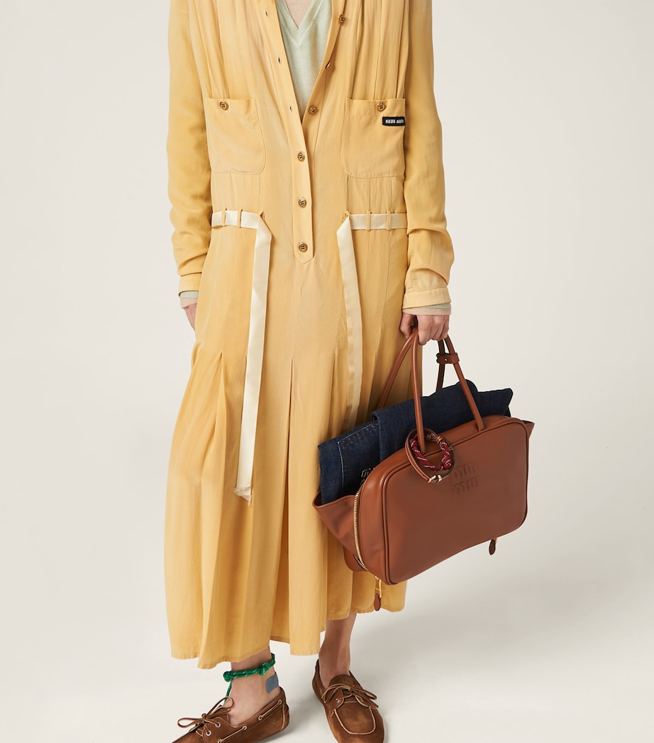 Leather Beau Shoulder Bag F0046 Image 5