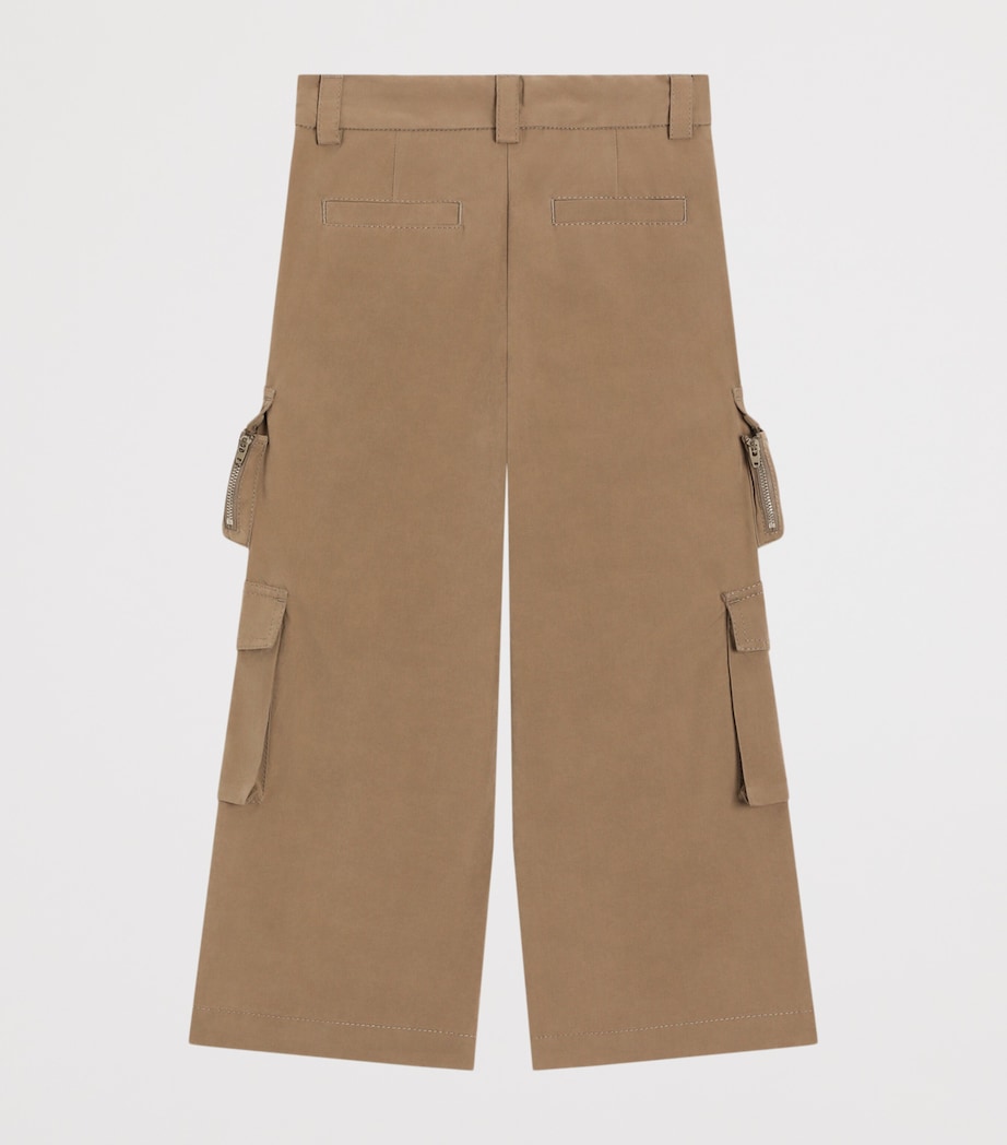 Dolce&Gabbana Kids Drawstring Cargo Trousers (8-12+ Years) Cord Image 2