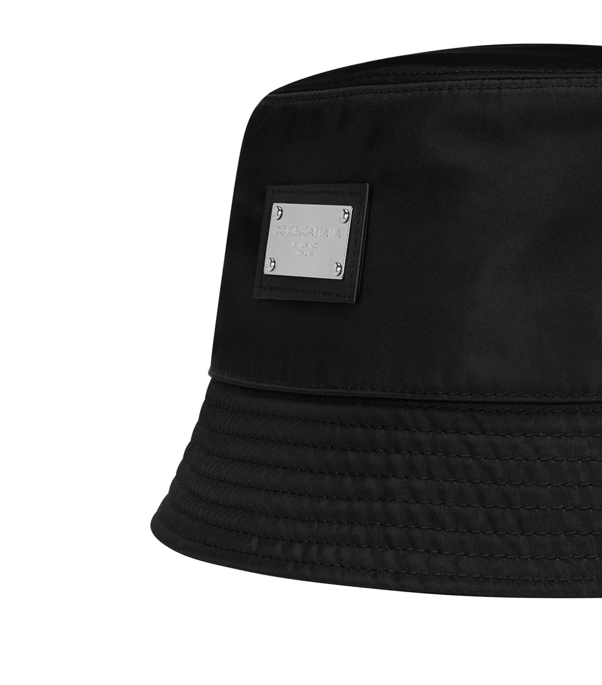 Nylon Essential Bucket Hat N0000-BLACK Image 4