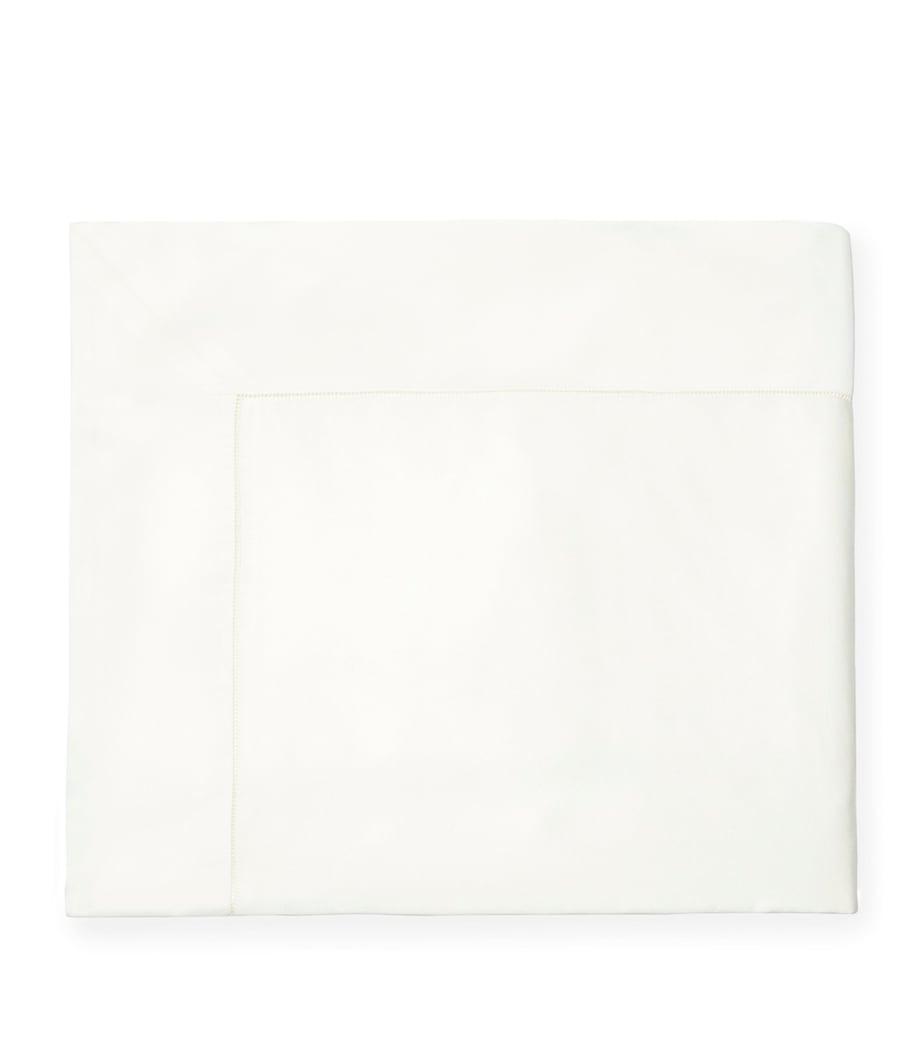Egyptian Cotton Giza Super King Flat Sheet (300cm x 270cm) CANDLELIGHT Image 1