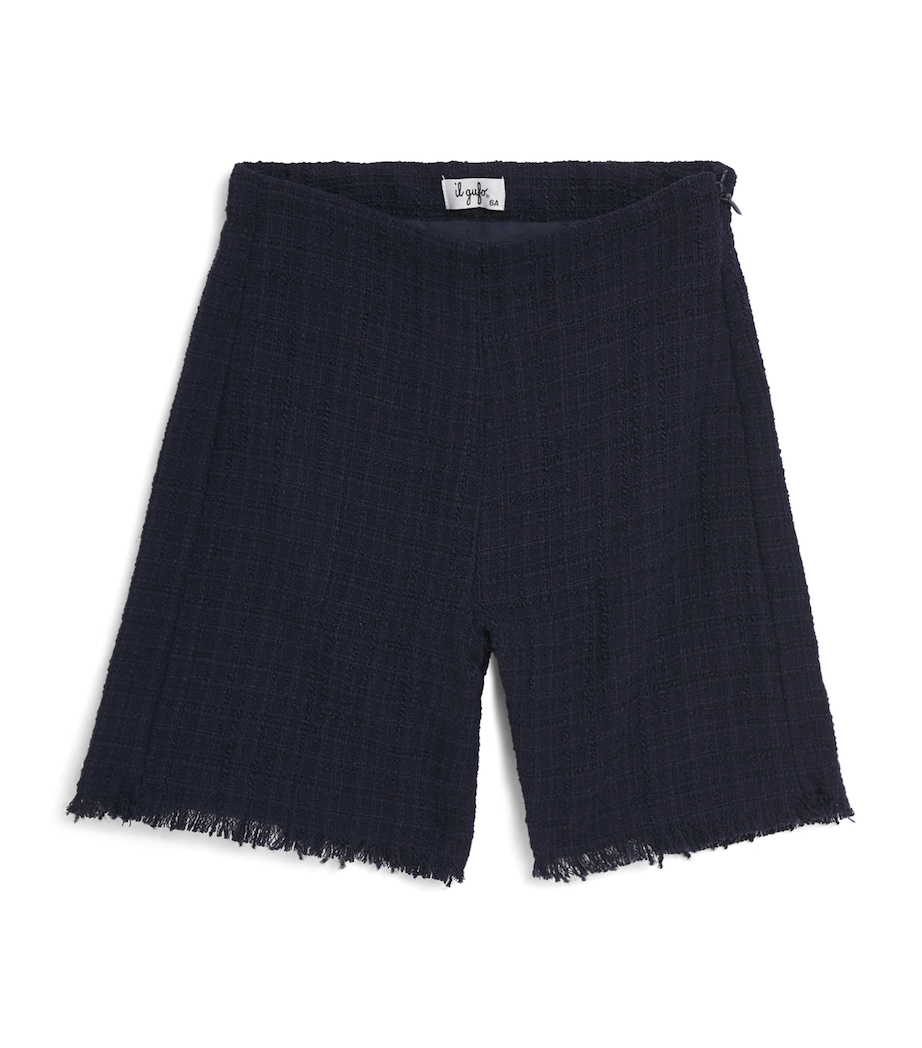 Textured Weave Bermuda Shorts (3-12 Years) 497 BLUE Image 1