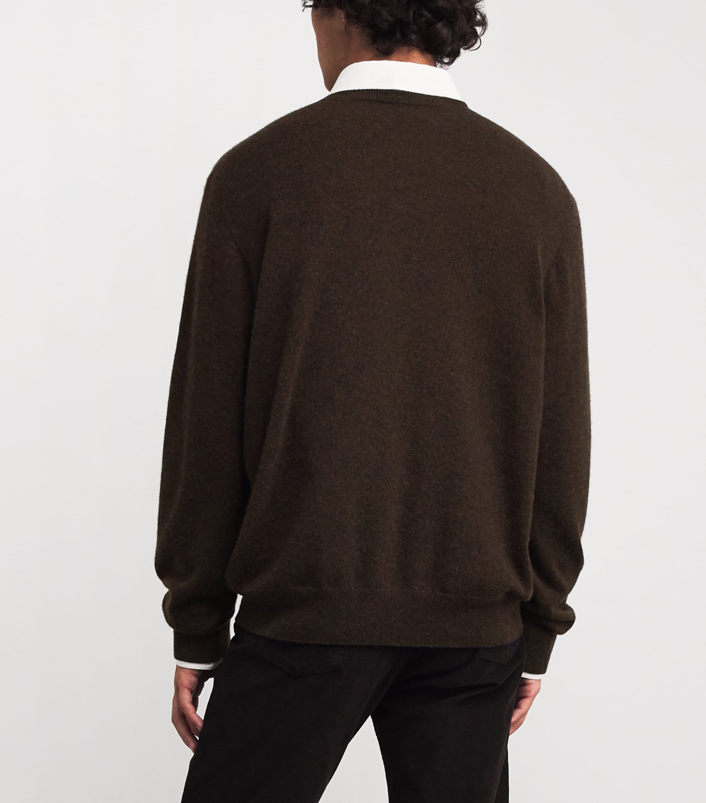 Rod Cashmere Sweater BROWN MELANGE Image 4