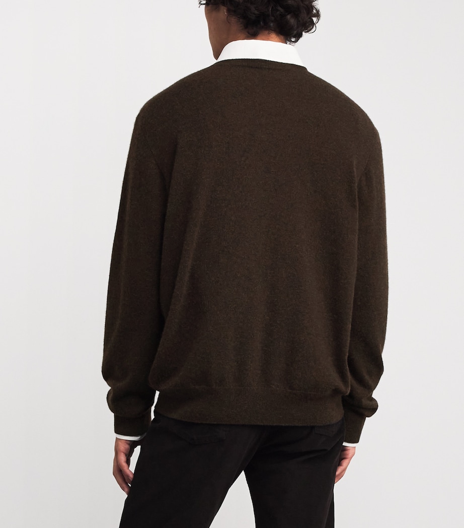Rod Cashmere Sweater BROWN MELANGE Image 4