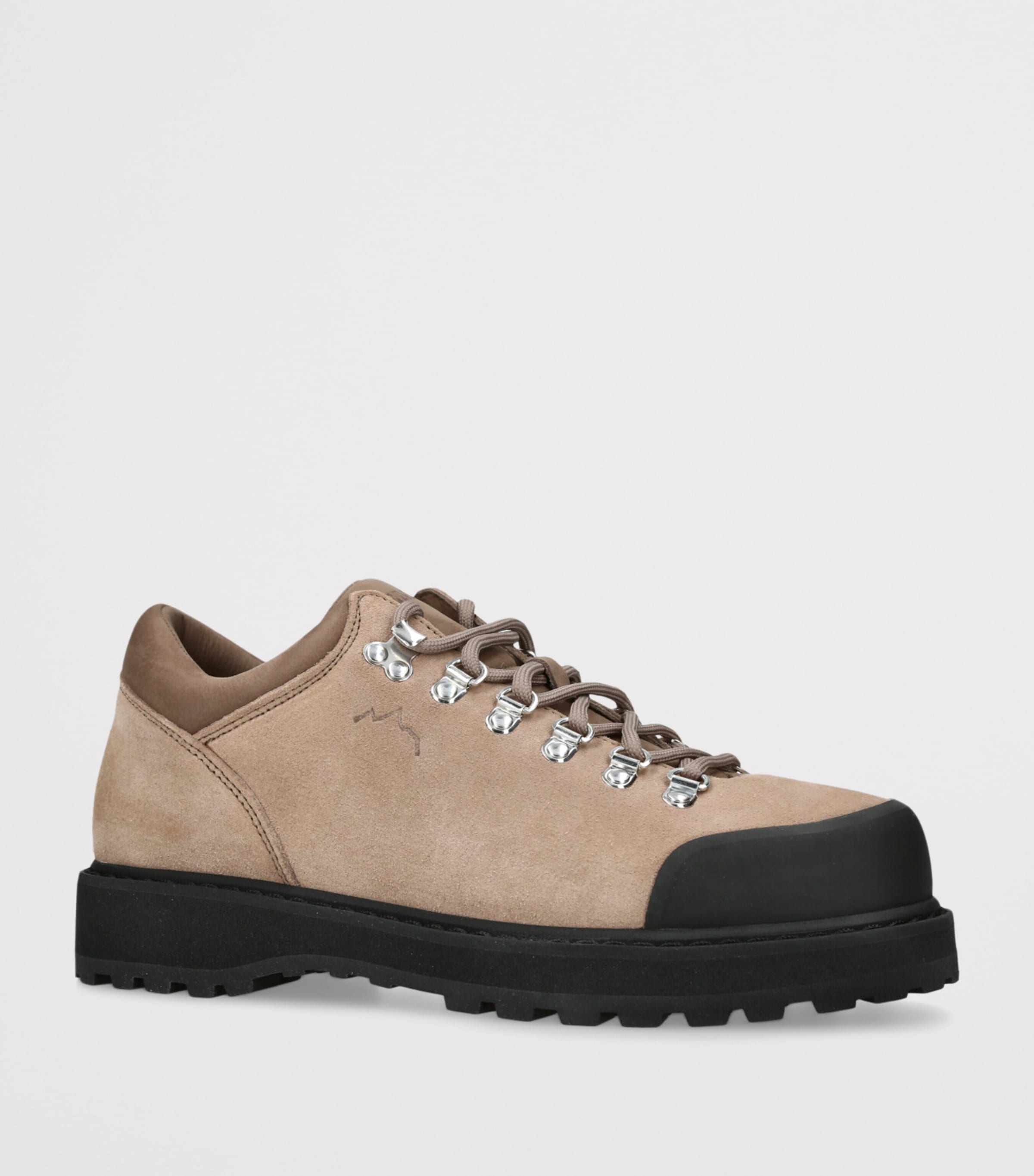 Diemme Suede Cornaro Low-Top Boots Taupe Image 3