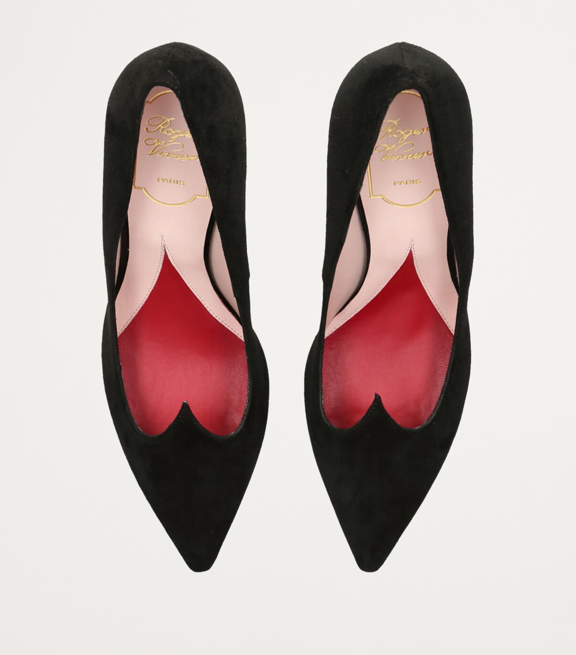 Roger Vivier Suede I Love Vivier Pumps 85 Black Image 6
