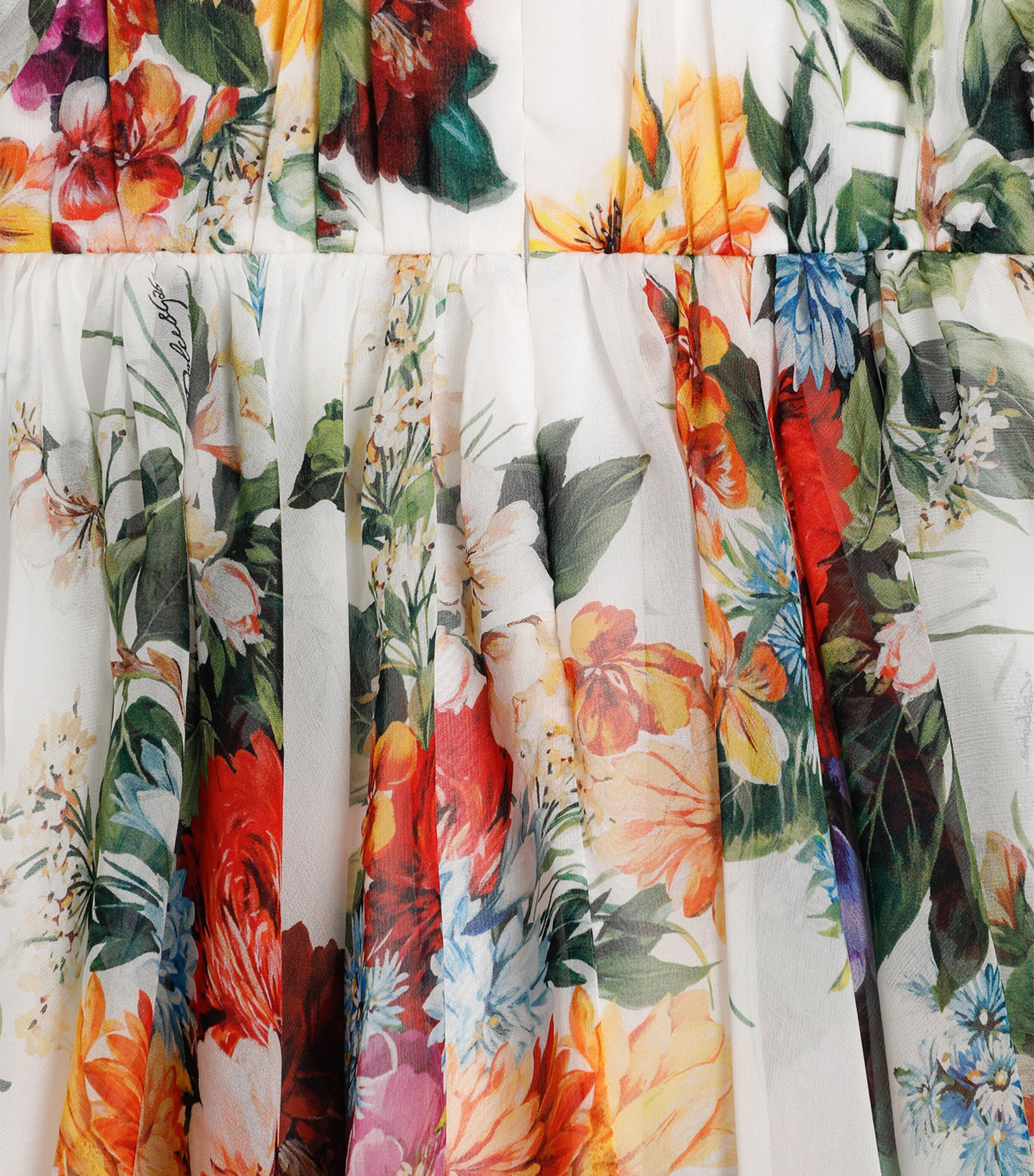 Cotton Dress and Bloomers Set (3-36 Months) HA5PC-B.FIORI CR Image 4