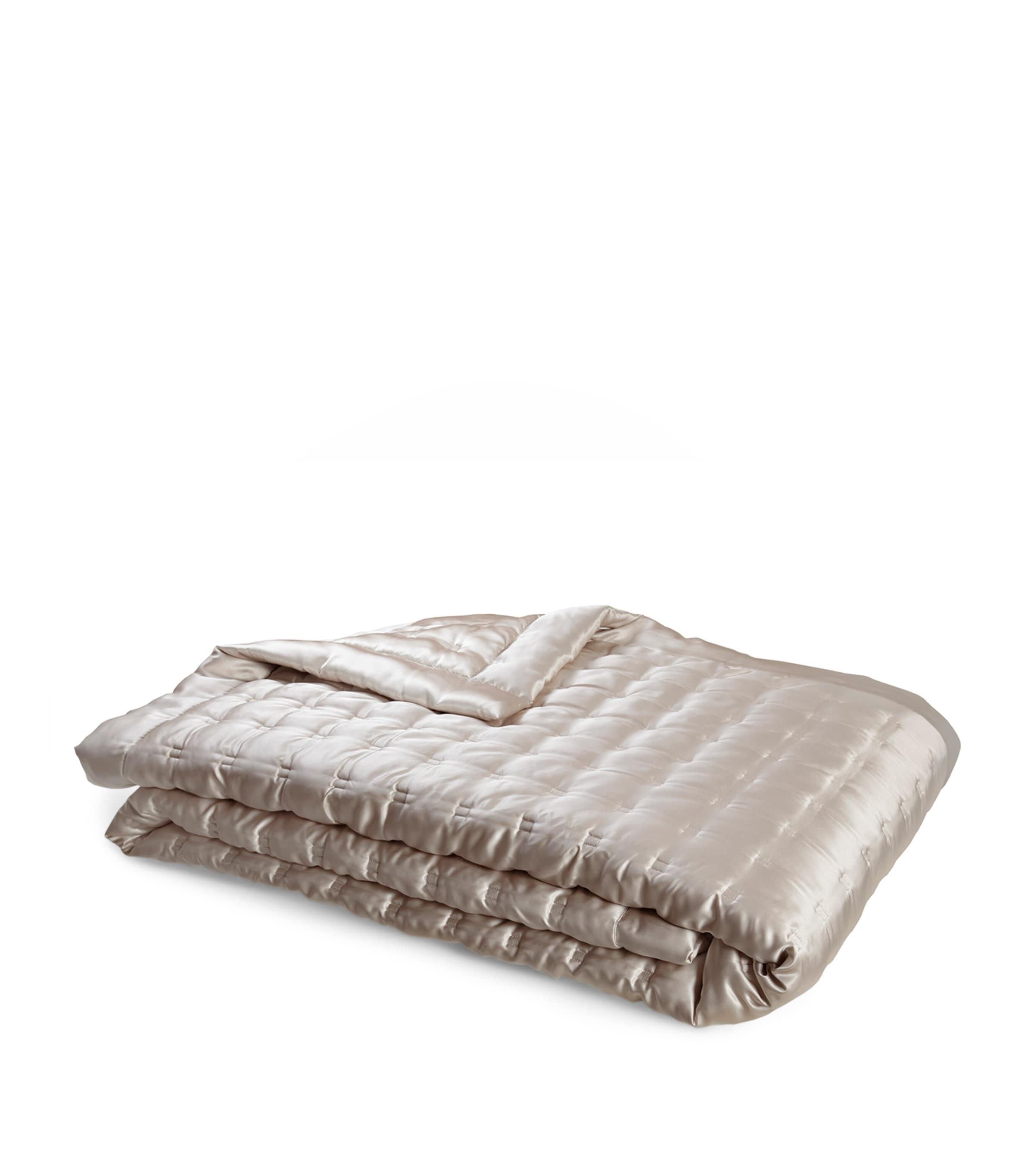 Silk Super King Windsor Bedspread (240cm x 240cm) BLUSH Image 1