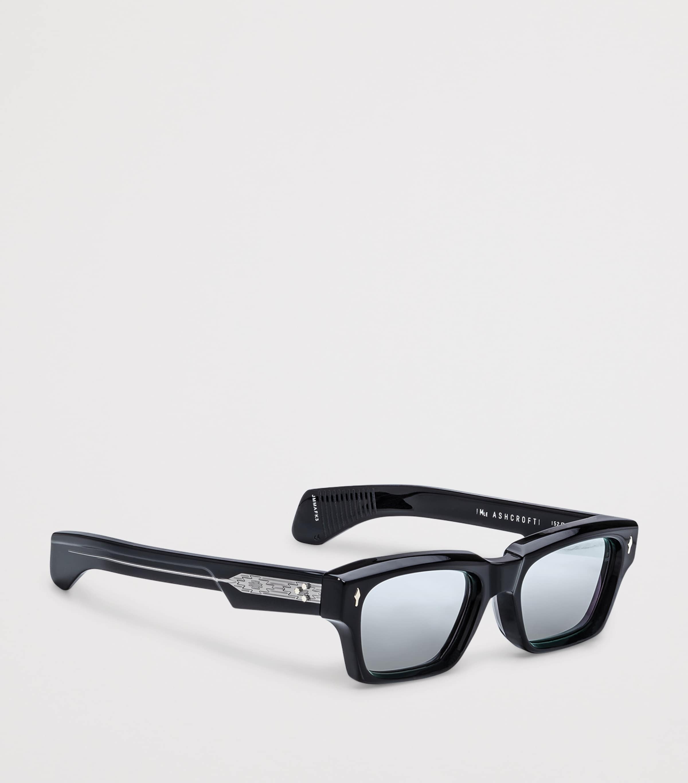 Jacques Marie Mage Acetate Ashcroft Sunglasses Black Mirror Image 2