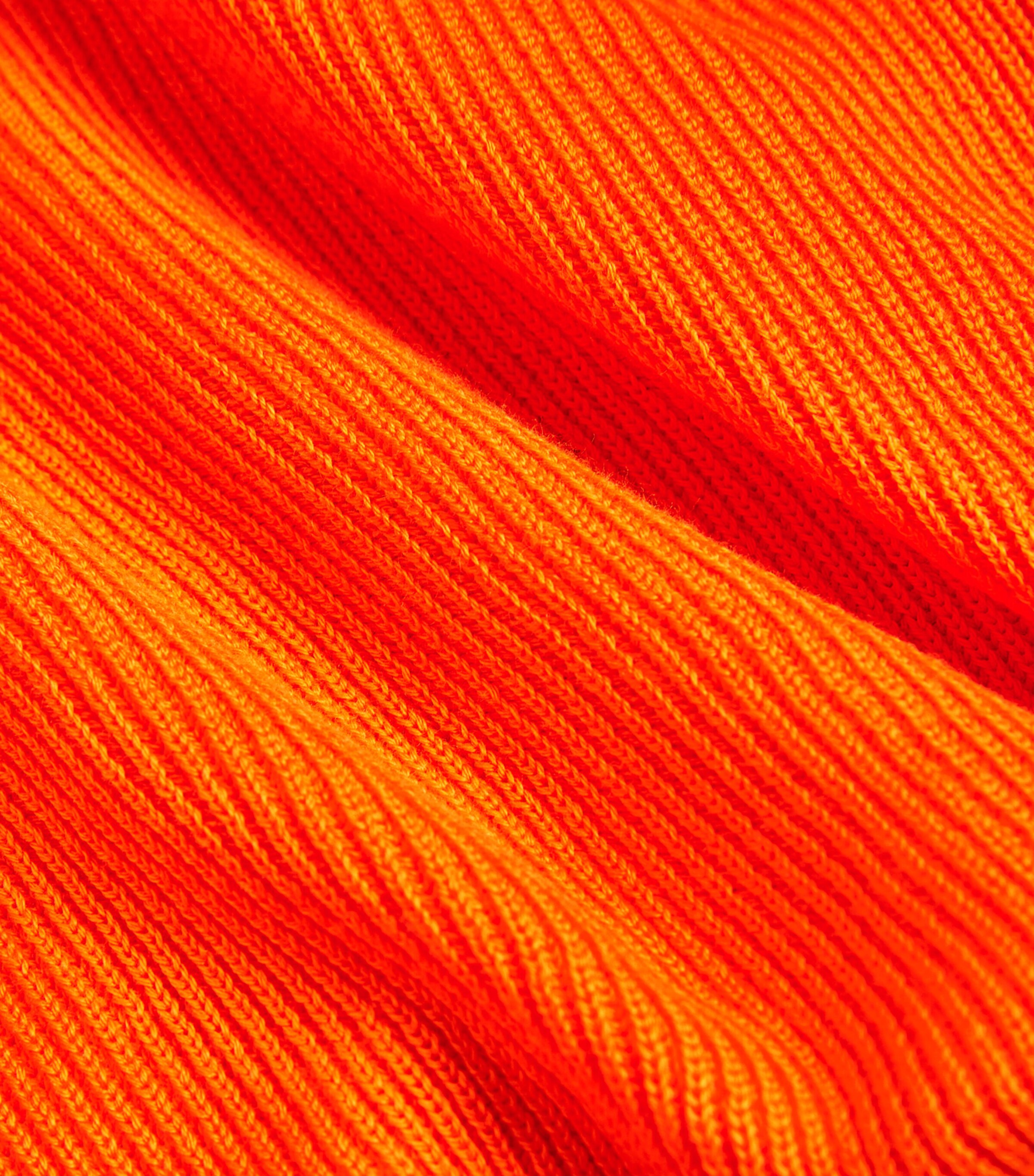 Cotton Quarter-Zip Sweater U0800-ARANCIO Image 5