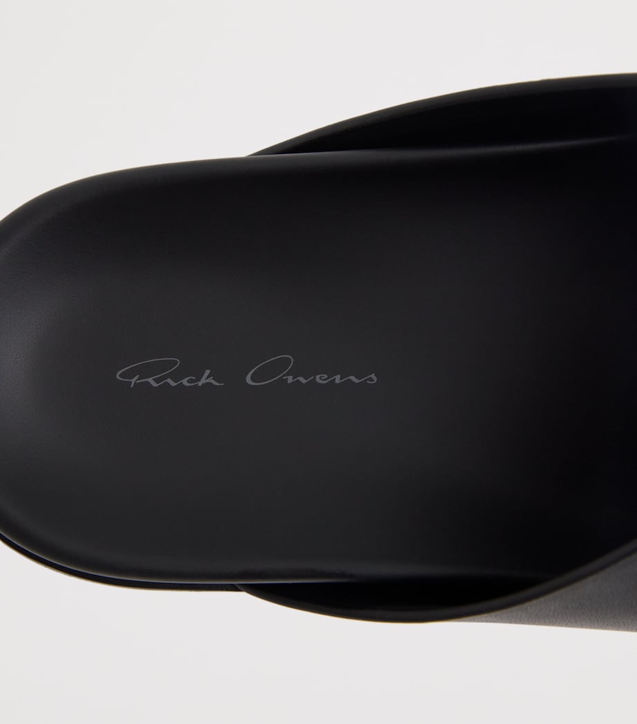 Leather Granola Mules BLACK/ 09 Image 5