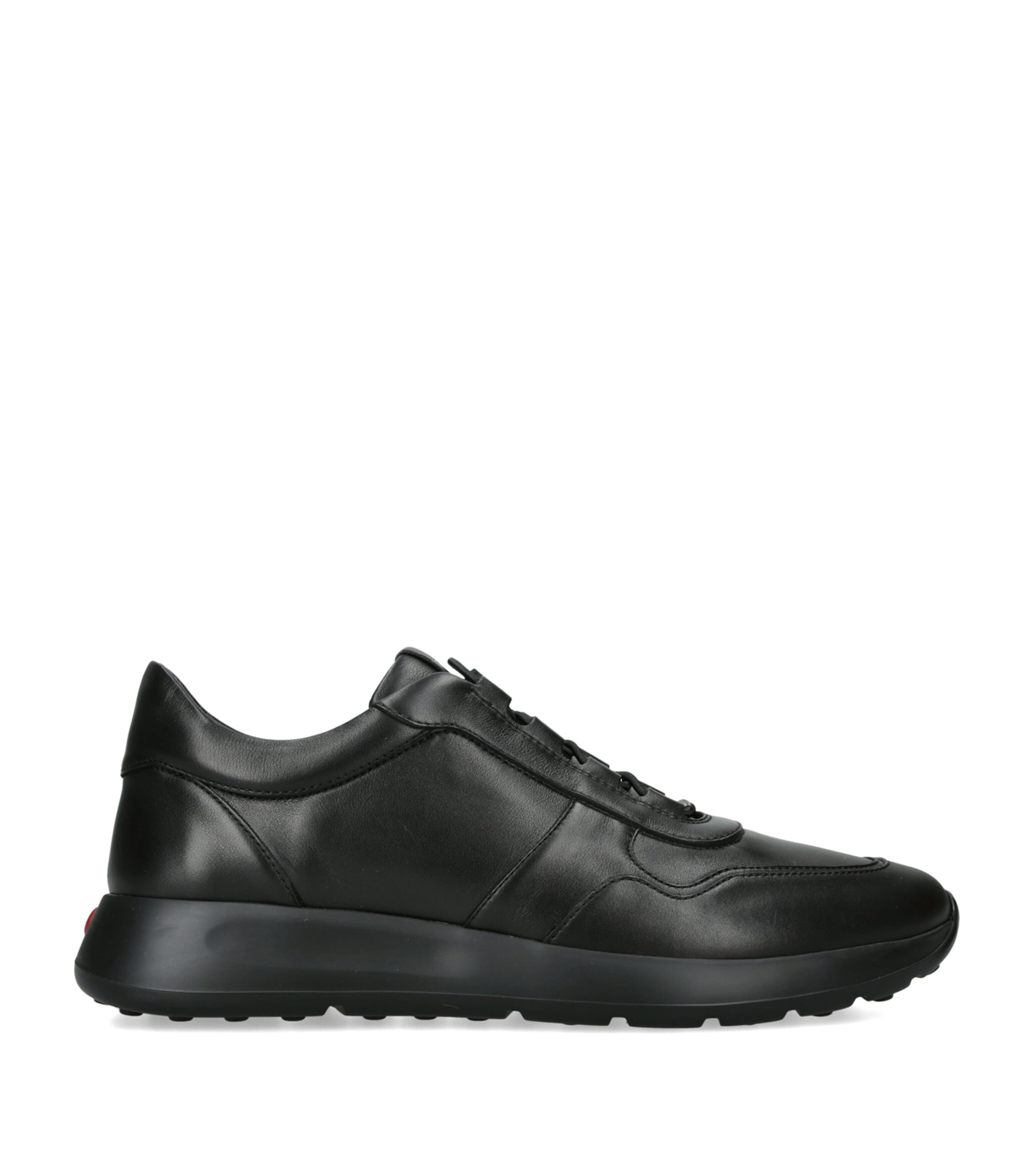 Tod's Leather Allacciato 79k Sneakers Black Image 1