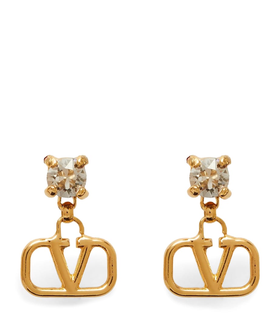 VLogo Pendant Earrings MH5 Image 1