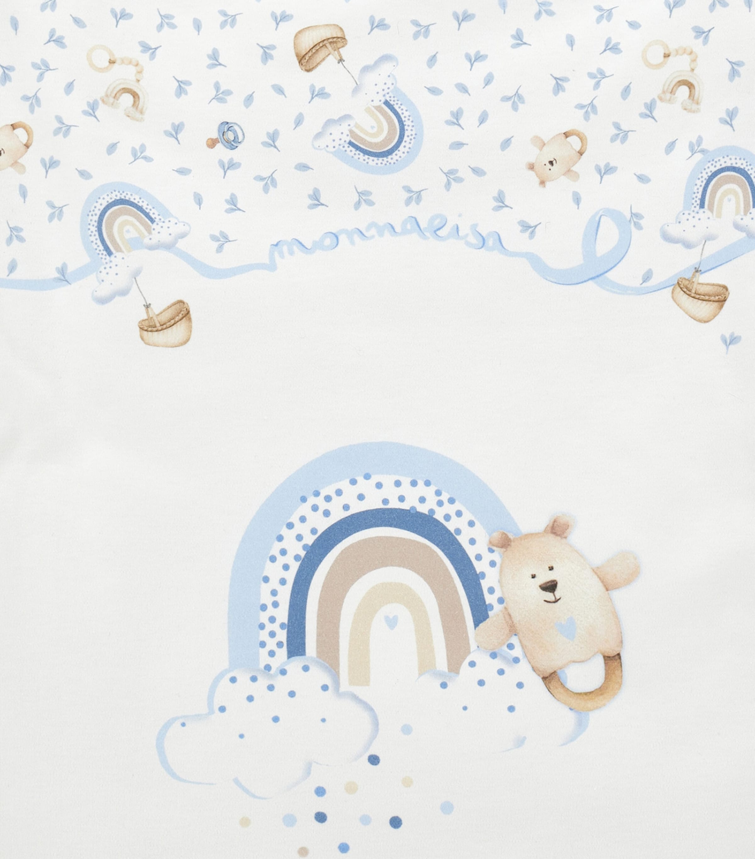 Cotton Rainbow Bear Sleeping Nest PANNA+NUVOLA Image 3