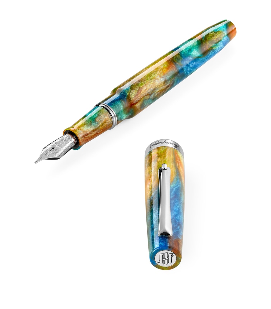 Montegrappa Stainless Steel Venetia Tarvisium Fountain Pen Image 4