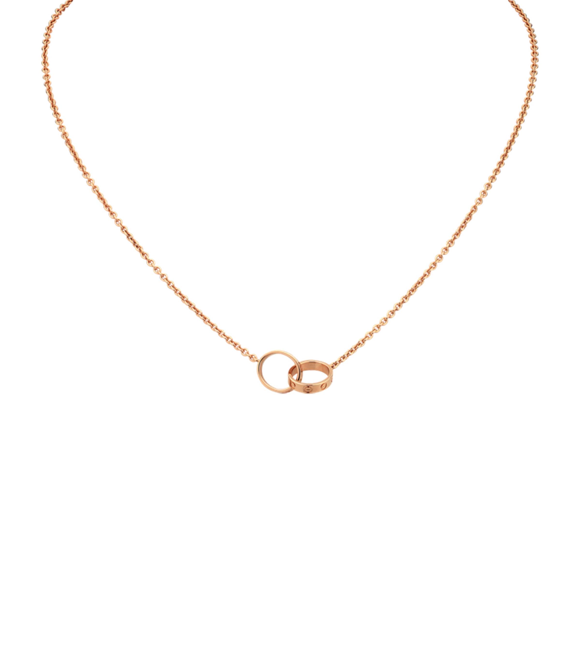 Rose Gold LOVE Necklace ROSE GOLD Image 6