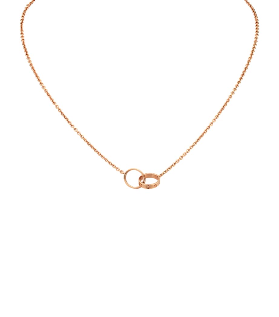 Rose Gold LOVE Necklace ROSE GOLD Image 6