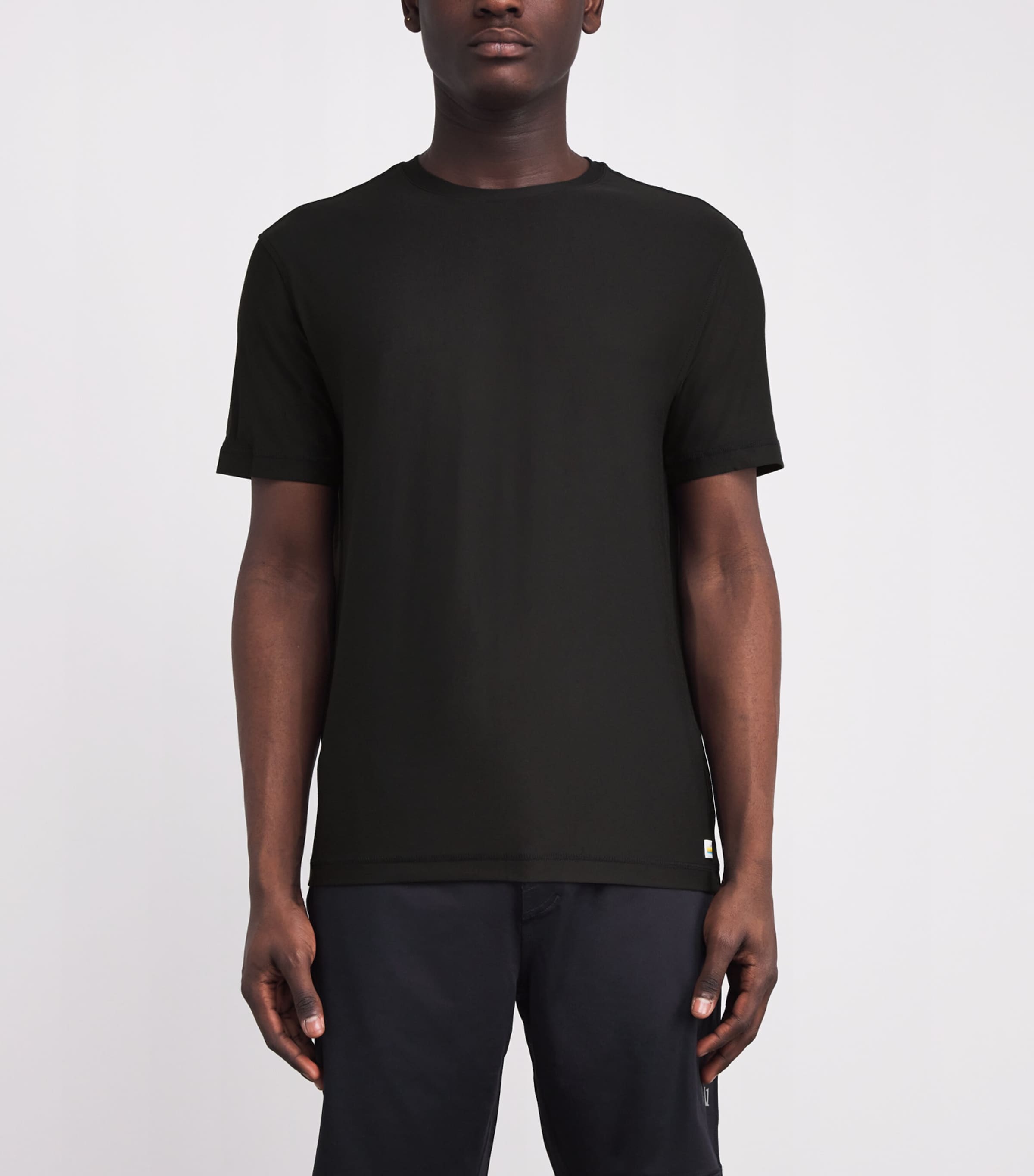 VUORI Mens Strato Tech T-Shirt Blk Black Image 3