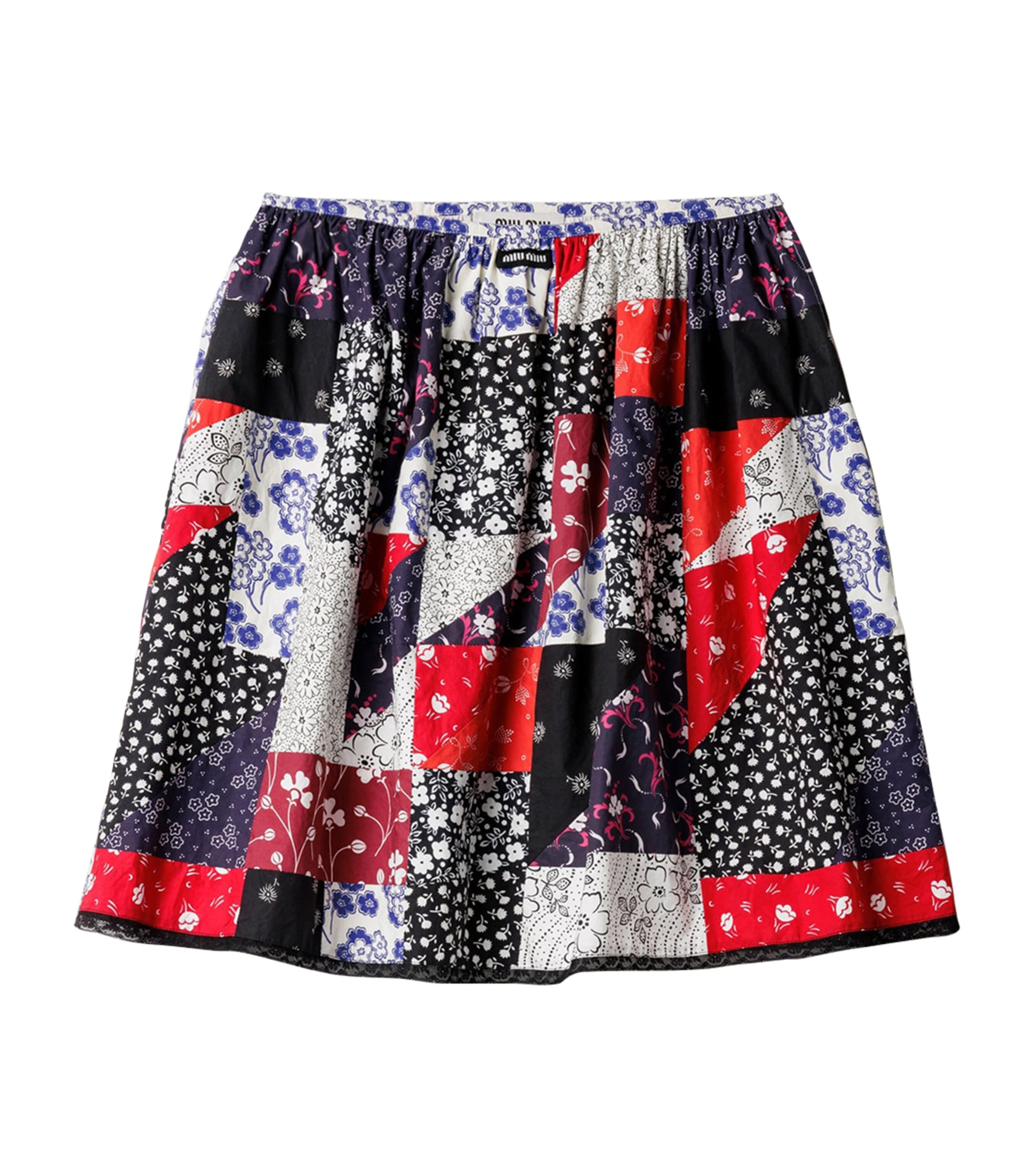 Poplin Printed Midi Skirt F0055 Image 1
