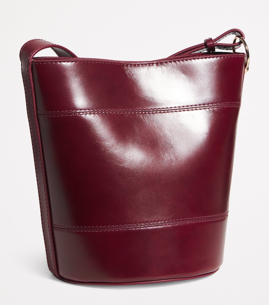Leather Solveig Bag BURGUNDY Image 3